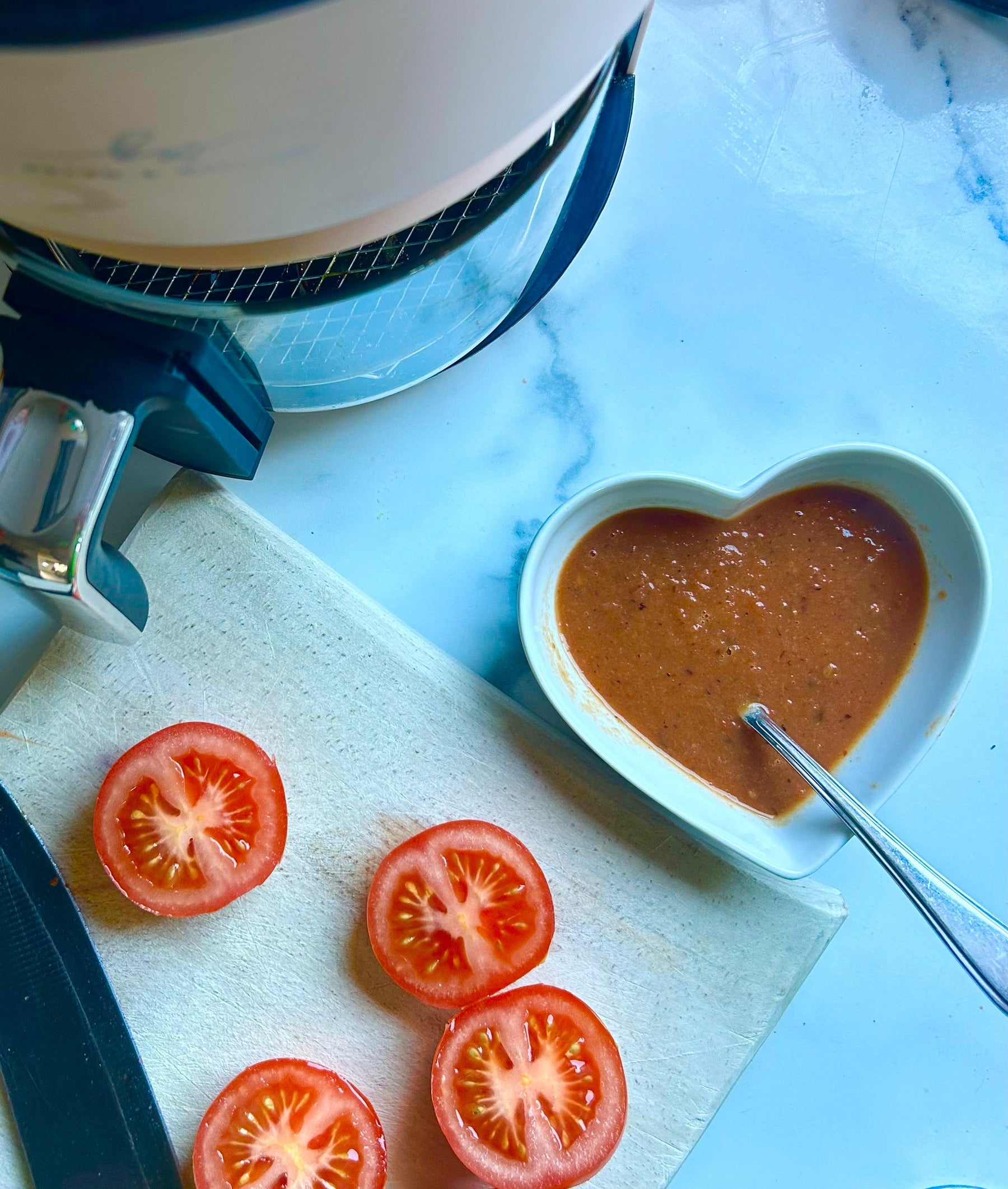 Air Fryer Roasted Tomato Soup
