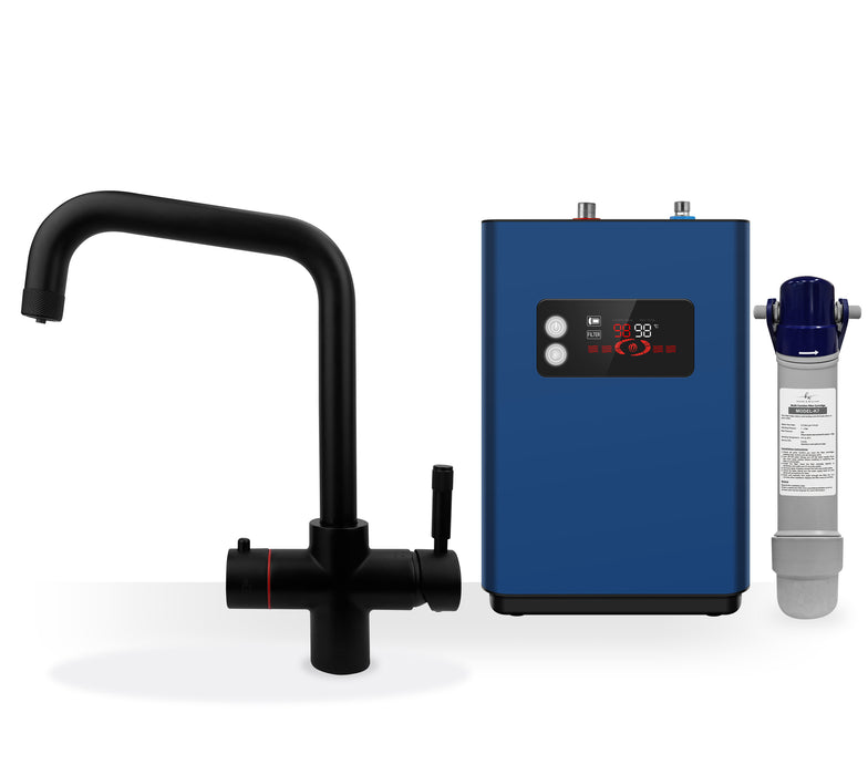 Kelen & Willian 4-in-1 Instant Boiling Tap | Square Neck | 5 Colours | Child Safety Lock