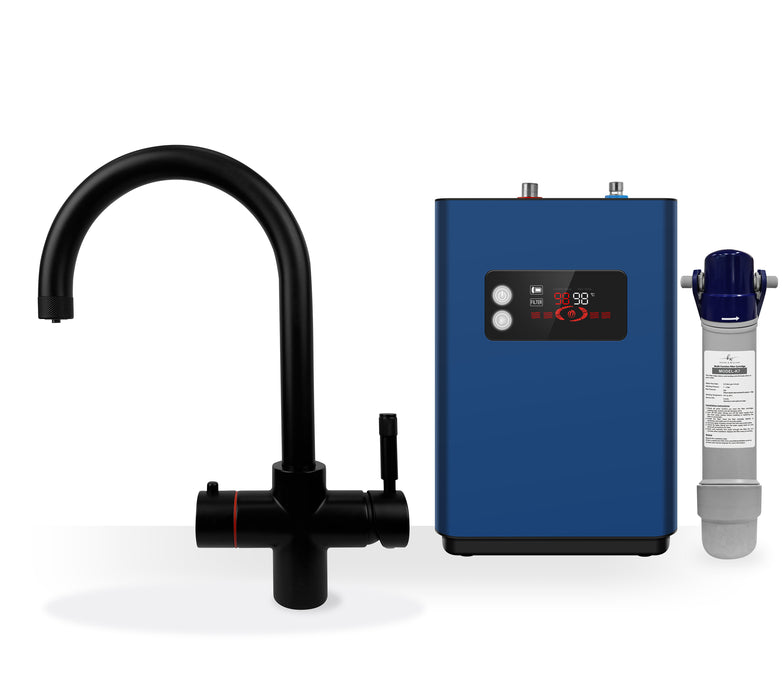 Kelen & Willian 4-in-1 Instant Boiling Tap | Swan Neck | 5 Colours | Child Safety Lock