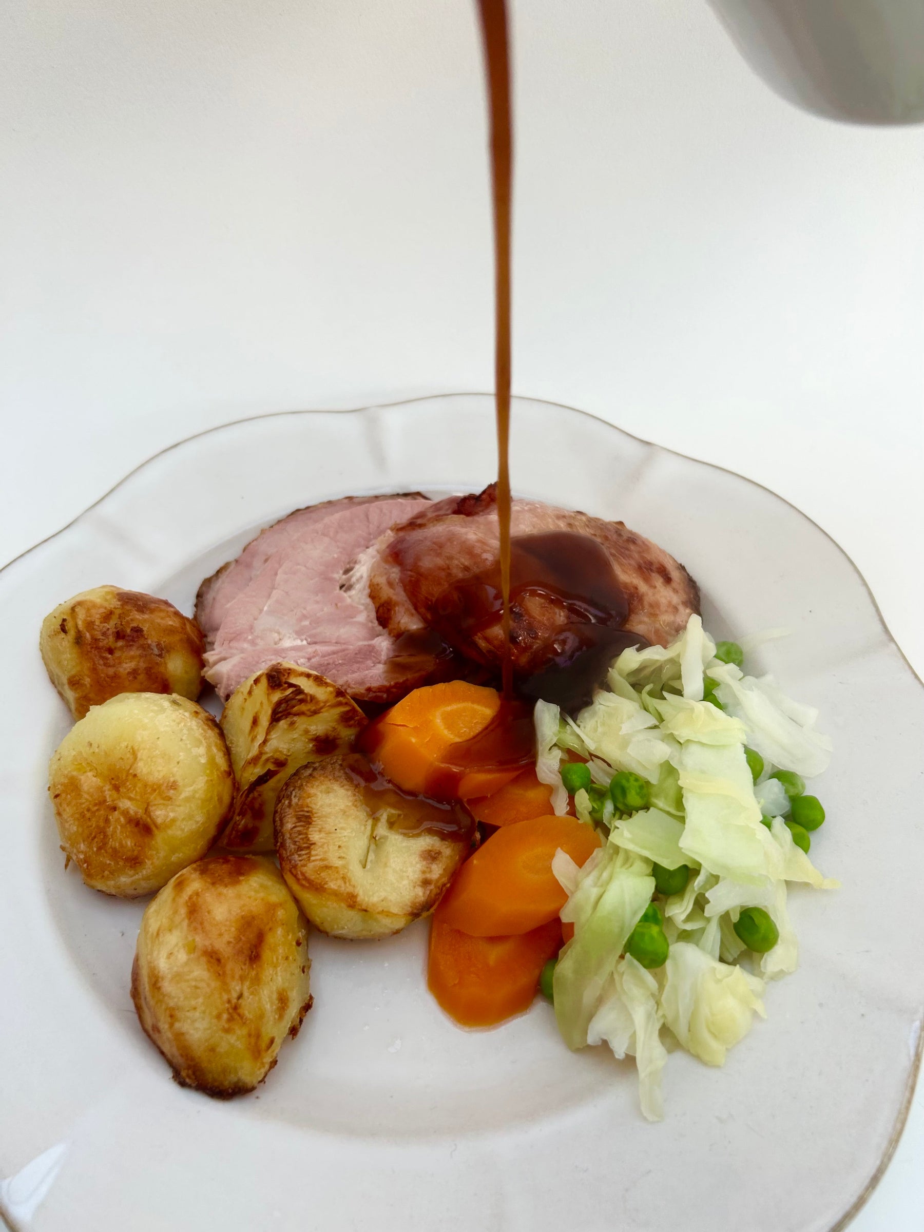 Air Fryer Gammon with Honey and Mustard