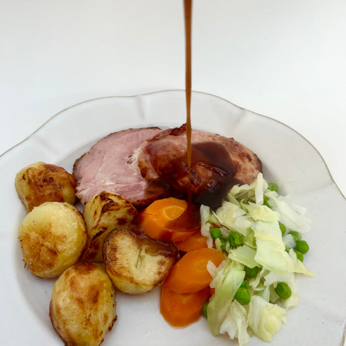 Air Fryer Gammon with Honey and Mustard