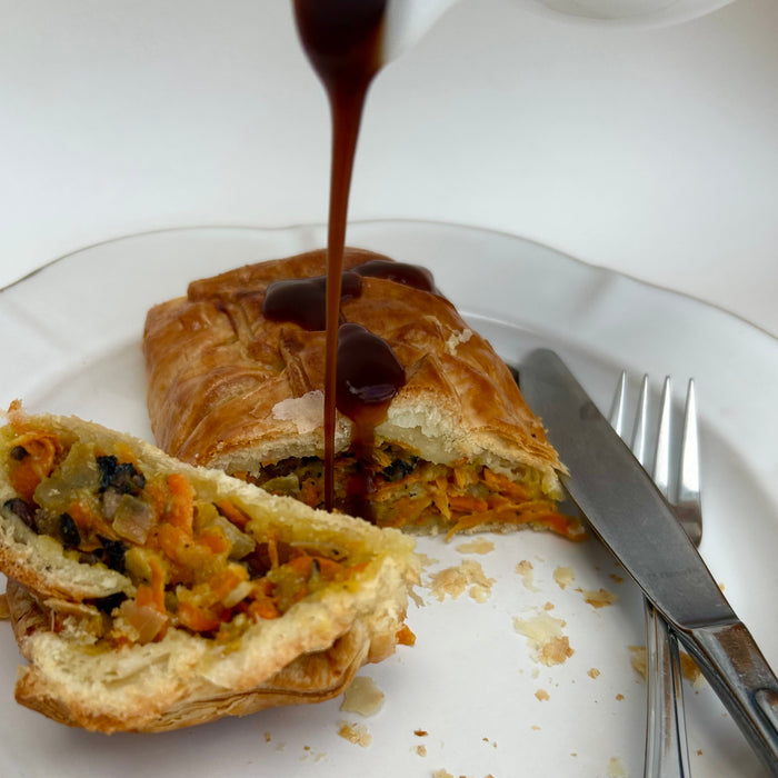 Air Fryer Carrot & Mushroom Plait