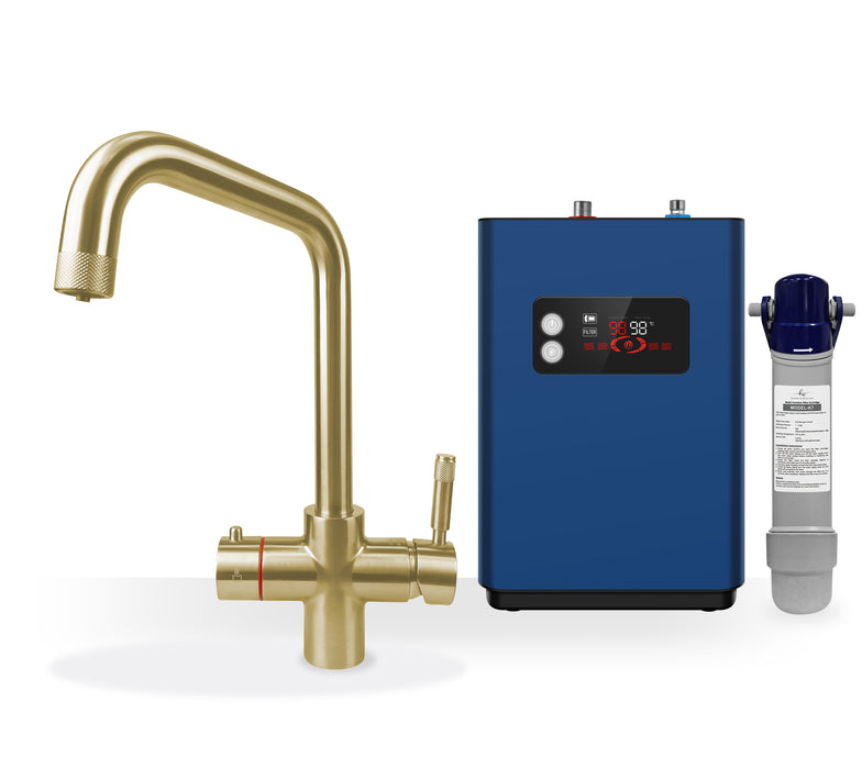 Kelen & Willian 4-in-1 Instant Boiling Tap | Square Neck | 5 Colours | Child Safety Lock