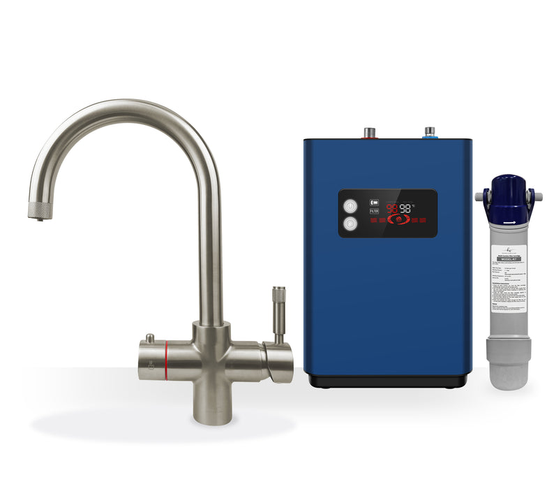 Kelen & Willian 4-in-1 Instant Boiling Tap | Swan Neck | 5 Colours | Child Safety Lock