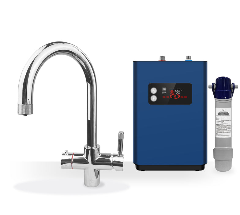 Kelen & Willian 4-in-1 Instant Boiling Tap | Swan Neck | 5 Colours | Child Safety Lock