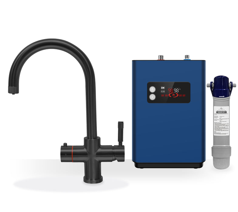 Kelen & Willian 4-in-1 Instant Boiling Tap | Swan Neck | 5 Colours | Child Safety Lock